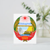 Emblem Nordkoreas Postkarte (Stehend Vorderseite)