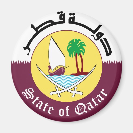 Emblem_of_Katar Magnet (Vorne)