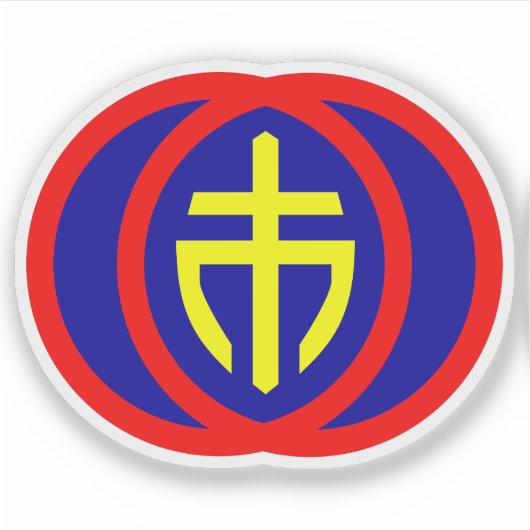 Emblem of Kunming, PR of China (1922–1949) Aufkleber (Vorderseite)