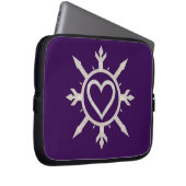 "Emblem of Love" Electronics Bag Laptopschutzhülle (Vorne Rechts)