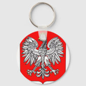 Emblem Of Poland Keychain Schlüsselanhänger (Vorderseite)