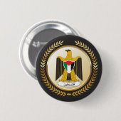 Emblem Palästinas Button (Vorne & Hinten)