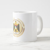 Emblem Palästinas Jumbo-Tasse (Vorderseite Rechts)