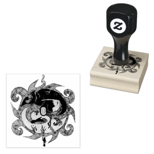 Emblem "Pfad eines Helden" Gummistempel (Stempel)