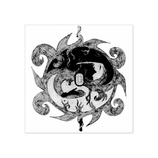 Emblem "Pfad eines Helden" Gummistempel (Prägung)