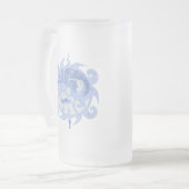 Emblem "Pfad eines Helden" Mattglas Bierglas (Vorderseite Links)