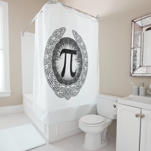 Emblem PI Duschvorhang (Beispiel)