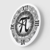 Emblem PI Große Wanduhr (Winkel)