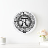 Emblem PI Große Wanduhr (Zuhause)