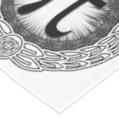 Emblem PI Tischdecke (Schrägansicht)