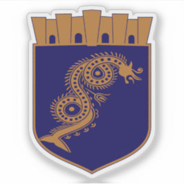 Emblem Pogradec, Albanien Aufkleber