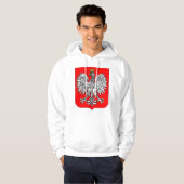 Emblem Polens Mens Hoodie (Vorne ganz)