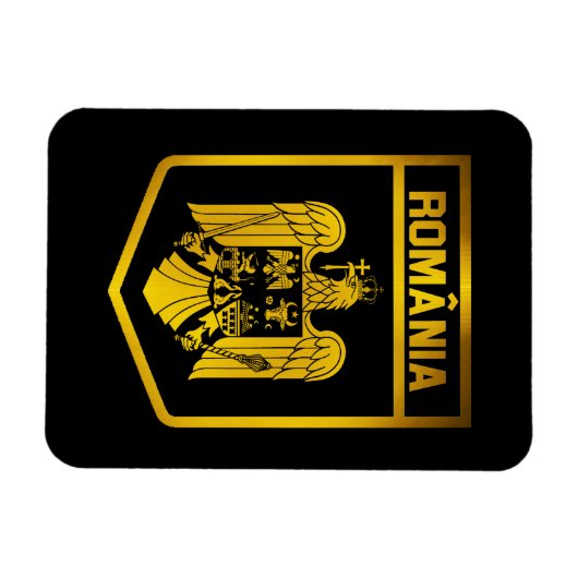 Emblem Rumänien Magnet (Horizontal)