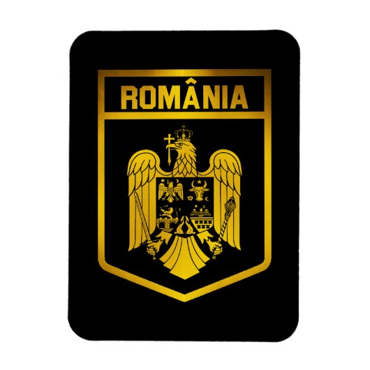 Emblem Rumänien Magnet (Vertikal)