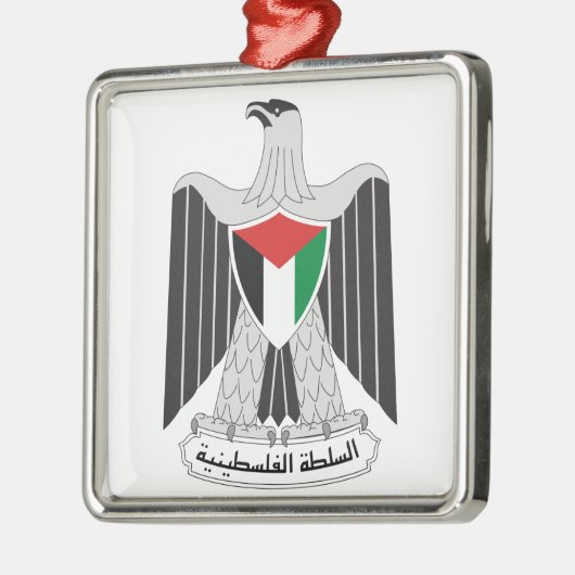 Emblem Silbernes Ornament (Links)