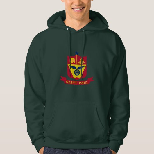 Emblem St. Paul, Minnesota Hoodie (Vorderseite)