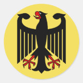 Emblem-Sticker Runder Aufkleber (Vorderseite)