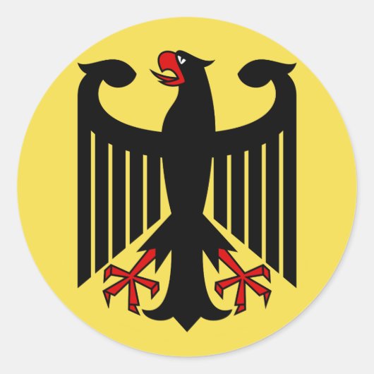 Emblem-Sticker Runder Aufkleber (Vorderseite)
