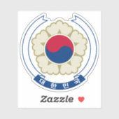 Emblem Südkoreas (1997-2011) Aufkleber (Blatt)