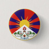 Emblem Tibets Button (Vorderseite)
