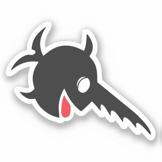 Emblem U-96 - Der lachende Schwertfisch Aufkleber (Vorderseite)