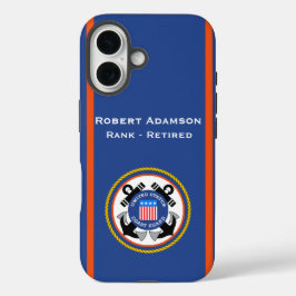 Emblem und Farben der Küstenwache personalisieren iPhone 16 Hülle