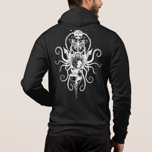 Emblem versagen skeleton sigil Krake der Hoodie (Rückseite)