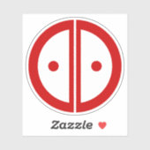 Emblem von Akashi, Hyōgo, Japan Aufkleber (Blatt)