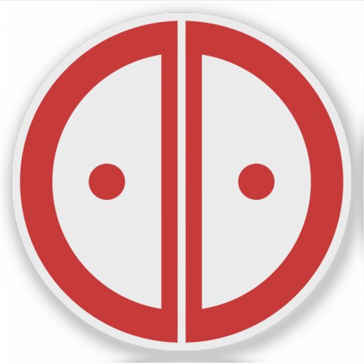 Emblem von Akashi, Hyōgo, Japan Aufkleber (Vorderseite)