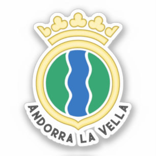 Emblem von Andorra la Vella Aufkleber