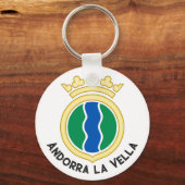 Emblem von Andorra la Vella Schlüsselanhänger (Vorderseite)