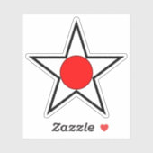 Emblem von Asahikawa, Hokkaidō, Japan Aufkleber (Blatt)