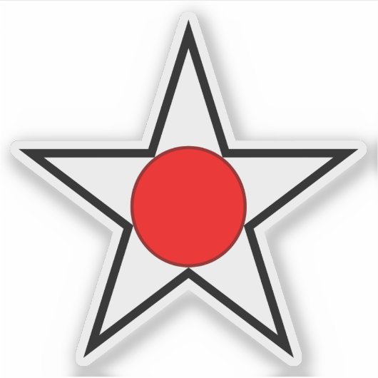 Emblem von Asahikawa, Hokkaidō, Japan Aufkleber (Vorderseite)