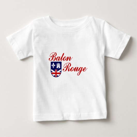 Emblem von Baton Rouge, Louisiana Baby T - Shirt (Vorderseite)
