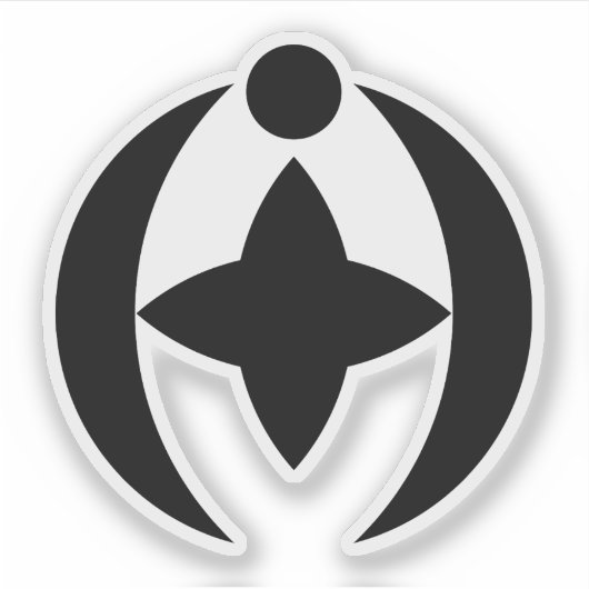 Emblem von Chiba, Chiba, Japan Aufkleber (Vorderseite)