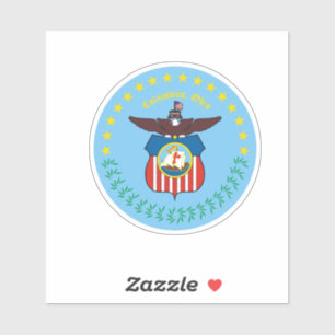 Emblem von Columbus, Ohio Vinyl Sticker