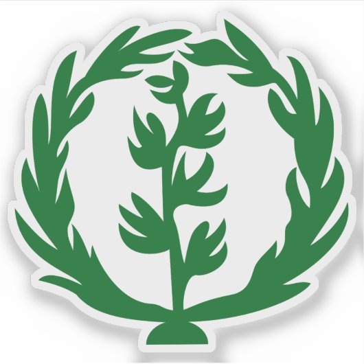 Emblem von Eritrea (1952-1962) Aufkleber (Vorderseite)
