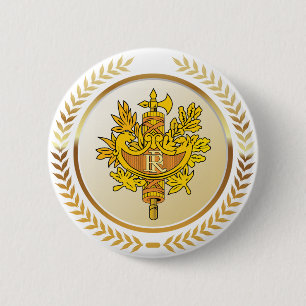 Emblem von Frankreich Button