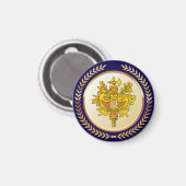 Emblem von Frankreich Magnet (Vorderseite/Rückseite)