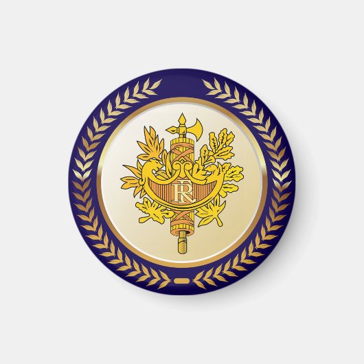 Emblem von Frankreich Magnet (Vorne)