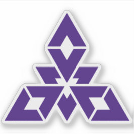 Emblem von Fukuoka, Fukuoka, Japan Aufkleber