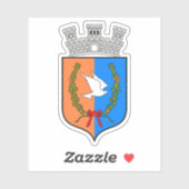 Emblem von Gramsh, Albanien Aufkleber (Blatt)