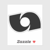 Emblem von Iwaki, Fukushima, Japan Aufkleber (Blatt)