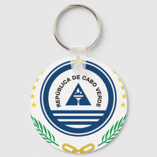 Emblem von Kap Verde Brasão de armas de Cabo Verde Schlüsselanhänger