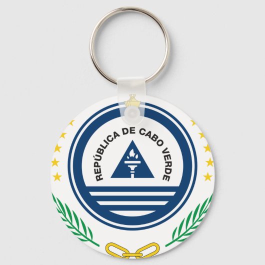 Emblem von Kap Verde Brasão de armas de Cabo Verde Schlüsselanhänger (Vorderseite)