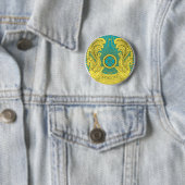 Emblem von Kasachstan Button (Beispiel)