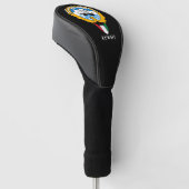 Emblem von Kuwait Golf Headcover (angewinkelt)