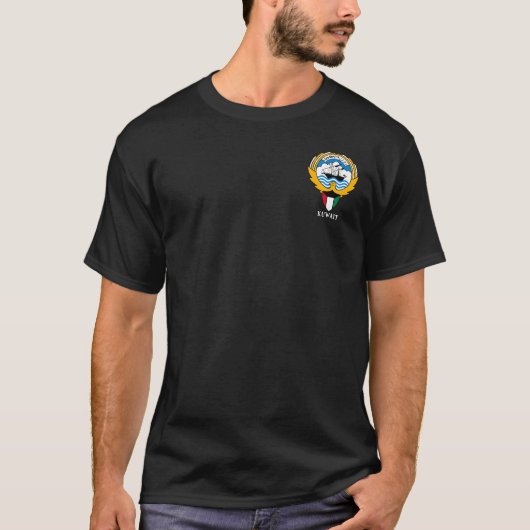 Emblem von Kuwait T-Shirt (Vorderseite)