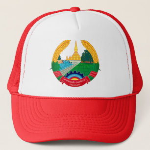 Emblem von Laos Truckerkappe