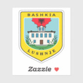 Emblem von Lushnjë, Albanien Aufkleber (Blatt)
